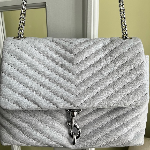 Rebecca Minkoff Edie Flap Leather Shoulder Bag - Picture 10 of 14